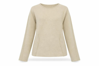 Marks and Spencer Women Beige XS Knit Pullover Jumper