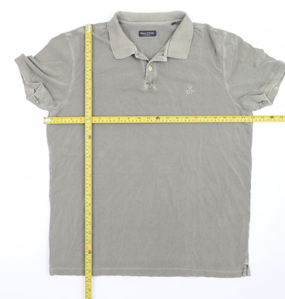 Marc O'Polo Men's Grey XL Cotton Polo Shirt Classic Style