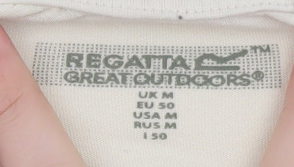 Regatta Men's Beige Graphic Outdoor Crew Neck Cotton T-Shirt M