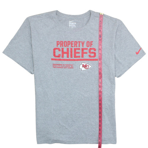 Nike Men's Grey Kansas City Chiefs Athletic T-Shirt 3XL