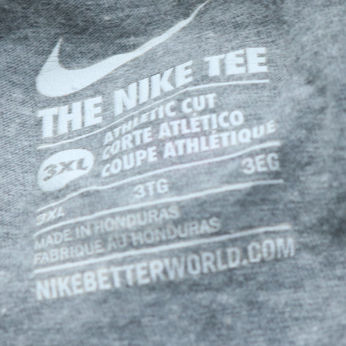Nike Men's Grey Kansas City Chiefs Athletic T-Shirt 3XL
