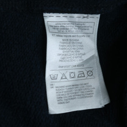 Adidas Men's Black XL Full Zip Hoodie Essentials Sportswear