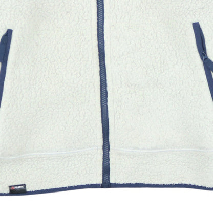Berghaus Men's White Fleece Jacket M Lightweight Full Zip Outdoor