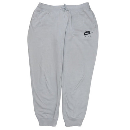Nike Air Men's Grey Jogger Sweatpants L Fleece Regular Fit