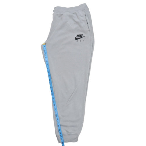 Nike Air Men's Grey Jogger Sweatpants L Fleece Regular Fit