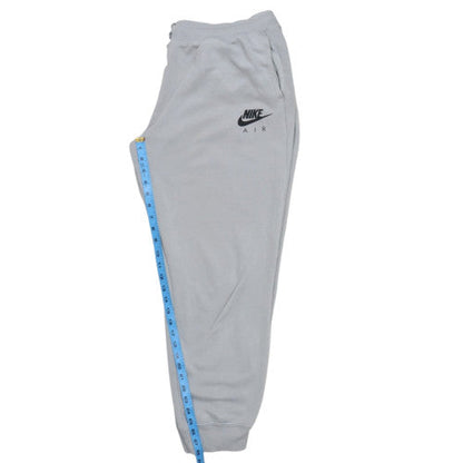 Nike Air Men's Grey Jogger Sweatpants L Fleece Regular Fit