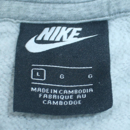 Nike Air Men's Grey Jogger Sweatpants L Fleece Regular Fit