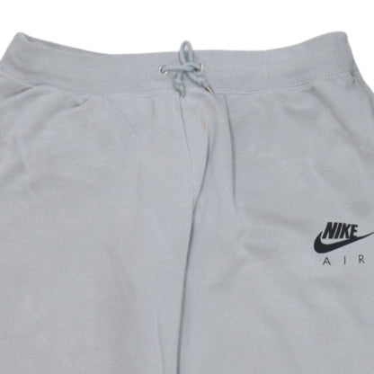 Nike Air Men's Grey Jogger Sweatpants L Fleece Regular Fit