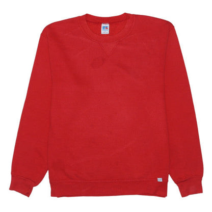 Russell Athletic Men's Red Pullover Classic Fleece Sweatshirt M