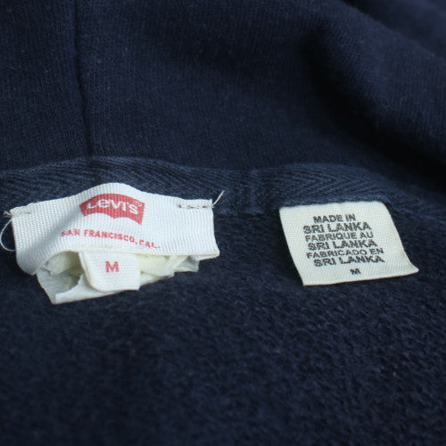 Levi's Men's Blue Full Zip Hoodie M Regular Fleece Sweatshirt