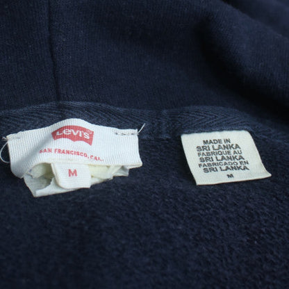 Levi's Men's Blue Full Zip Hoodie M Regular Fleece Sweatshirt