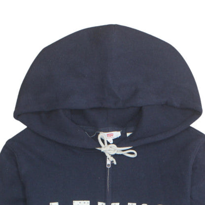 Levi's Men's Blue Full Zip Hoodie M Regular Fleece Sweatshirt