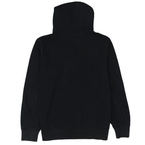 Champion Men's Black Pullover Hoodie L Logo Fleece Sweatshirt