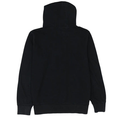 Champion Men's Black Pullover Hoodie L Logo Fleece Sweatshirt