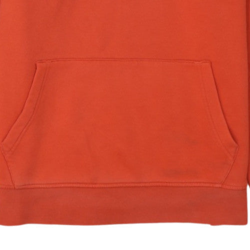 Tommy Hilfiger Men's Orange Pullover Hoodie L Logo Sweatshirt