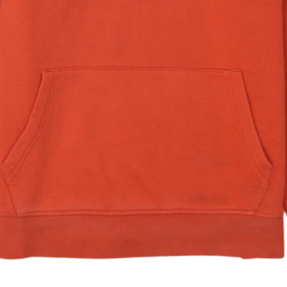 Tommy Hilfiger Men's Orange Pullover Hoodie L Logo Sweatshirt