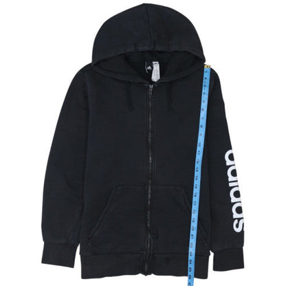 adidas Men's Black Full Zip Hoodie Size M Sports Fleece