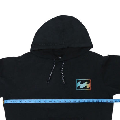 Billabong Mens Black Pullover Hoodie M Core Fit Graphic Surf Style