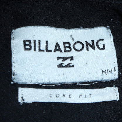 Billabong Mens Black Pullover Hoodie M Core Fit Graphic Surf Style