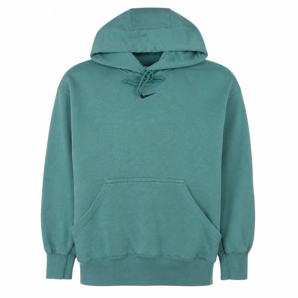 Nike Men’s Green Pullover Hoodie M Regular Fit Fleece Sweatshirt
