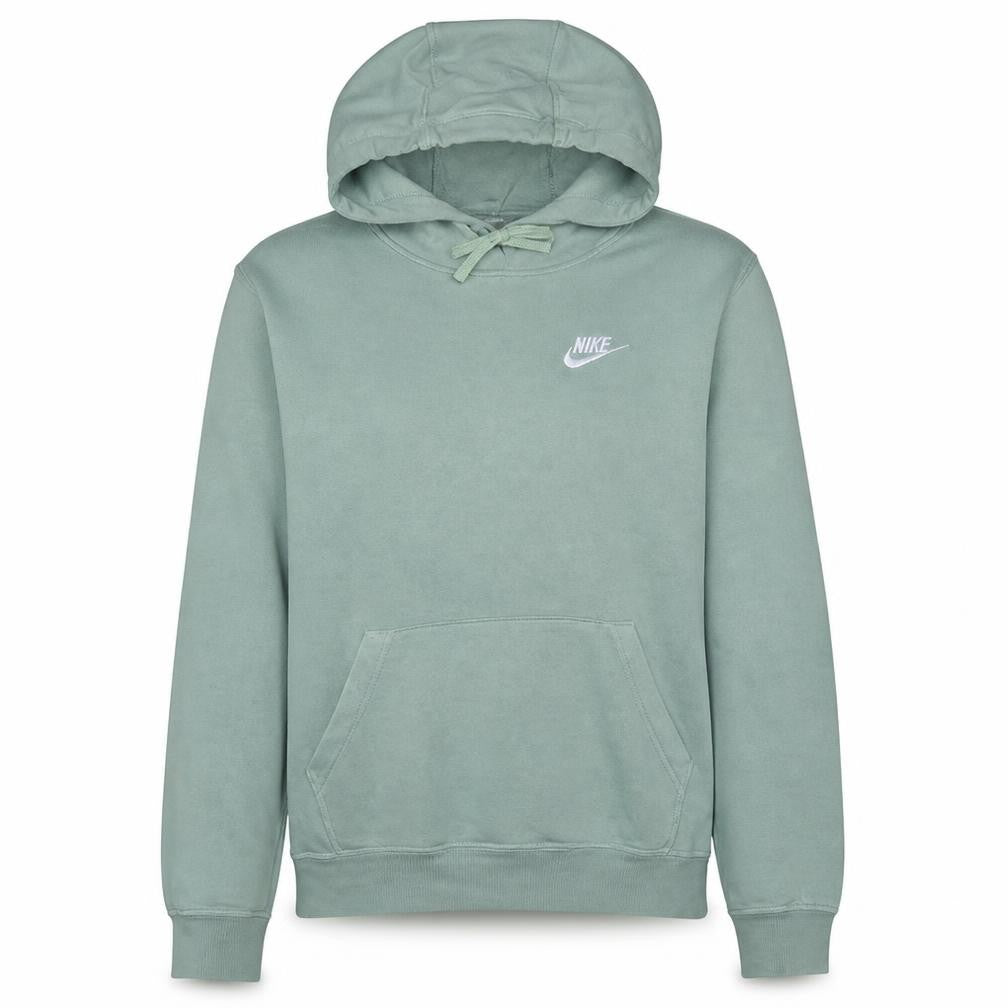 Nike Men's Green Small Pullover Hoodie with Logo