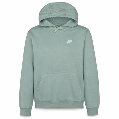 Nike Men's Green Small Pullover Hoodie with Logo