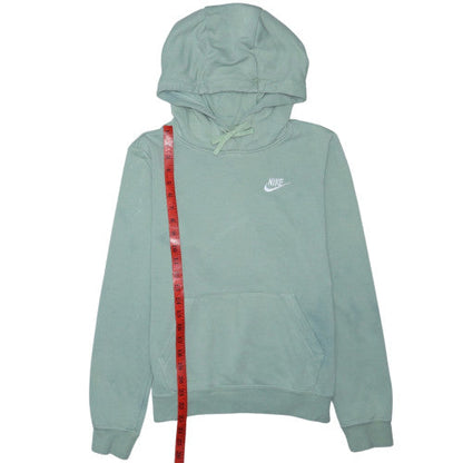 Nike Men's Green Small Pullover Hoodie with Logo