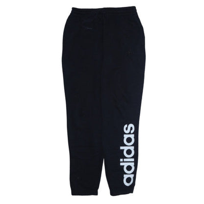 Adidas Men's Black L Jogger Fleece Sweatpants with Logo