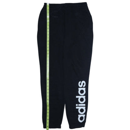 Adidas Men's Black L Jogger Fleece Sweatpants with Logo