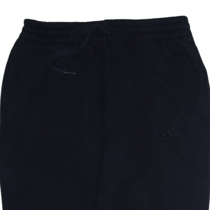 Adidas Men's Black L Jogger Fleece Sweatpants with Logo