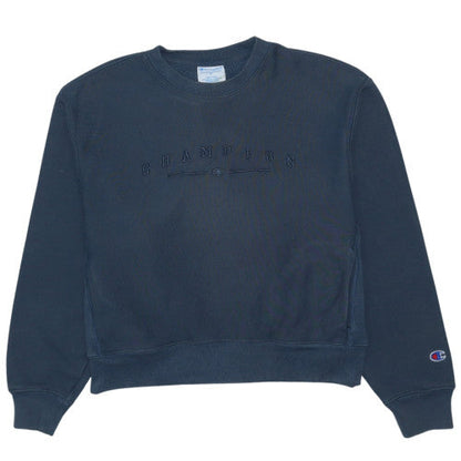 Champion Women’s Blue Reverse Weave Crew Neck Sweatshirt Size M