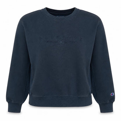 Champion Women’s Blue Reverse Weave Crew Neck Sweatshirt Size M