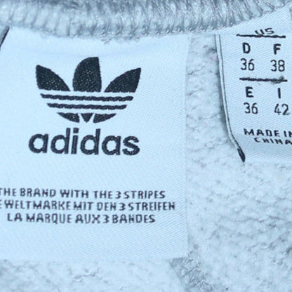 Adidas Women Grey Jogger Sweatpants Size 10 Elastic Waist Pockets