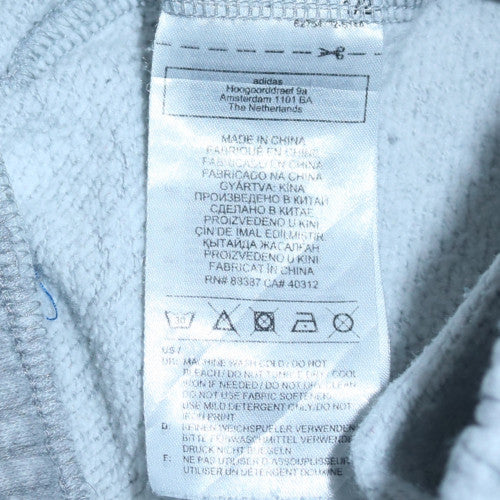 Adidas Women Grey Jogger Sweatpants Size 10 Elastic Waist Pockets