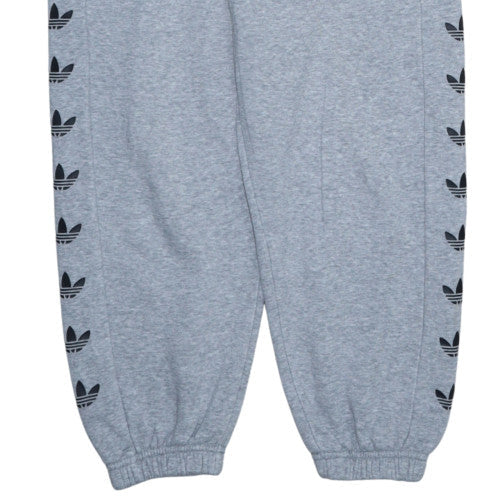 Adidas Women Grey Jogger Sweatpants Size 10 Elastic Waist Pockets