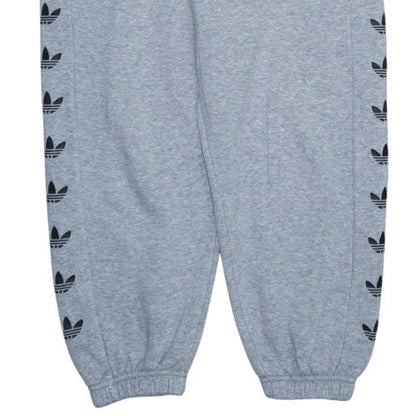Adidas Women Grey Jogger Sweatpants Size 10 Elastic Waist Pockets