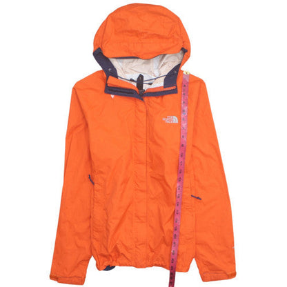 The North Face Womens Orange Waterproof Hooded Rain Jacket M
