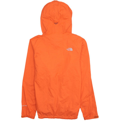 The North Face Womens Orange Waterproof Hooded Rain Jacket M