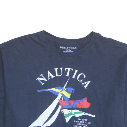Nautica Men's Blue 2XL Nautical Graphic Print T-Shirt