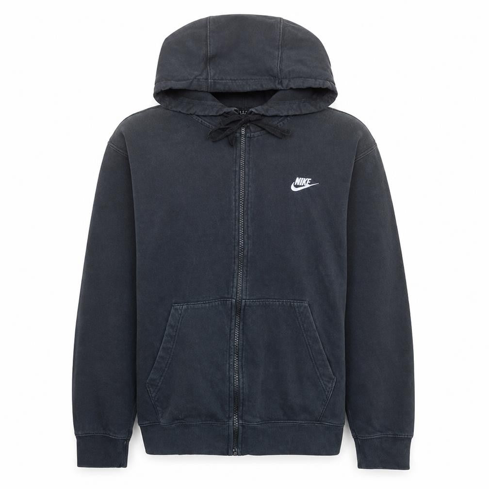 Nike Men's Black Full Zip Hoodie M Fleece Sportswear
