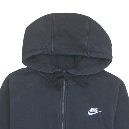 Nike Men's Black Full Zip Hoodie M Fleece Sportswear