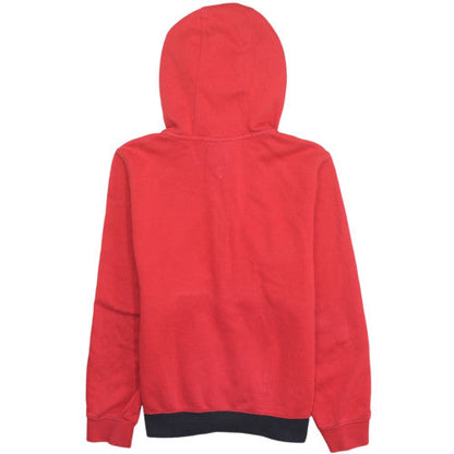 Nike Boys Red Colourblock 1/2 Zip Hoodie XL 158 Fleece Sweatshirt