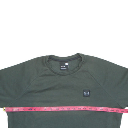 Under Armour Men's Green Crew Neck Pullover Sweatshirt Size L