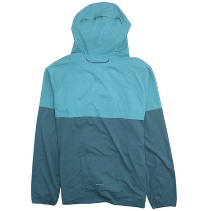 Nike Men's Blue Windbreaker Hooded Jacket L Lightweight Sports