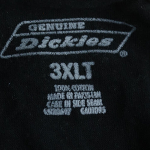 Dickies Men's Black 3XLT Relaxed Fit Cotton Work T-Shirt