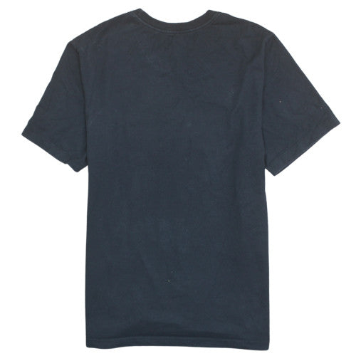 Jordan Men's Black Graphic AIR Logo Short Sleeve T-Shirt Size L