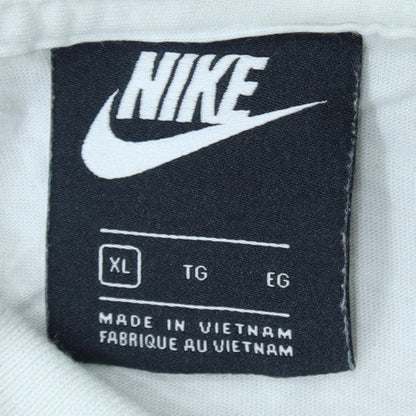Nike Men's White XL Polo Shirt Short Sleeve Cotton Logo Sports Top
