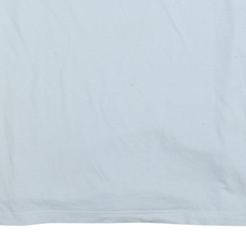 Nike Men's White XL Polo Shirt Short Sleeve Cotton Logo Sports Top
