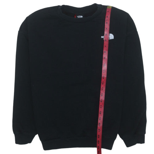 The North Face Womens Black L Sweatshirt Pullover Cotton Blend