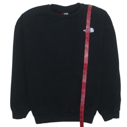 The North Face Womens Black L Sweatshirt Pullover Cotton Blend